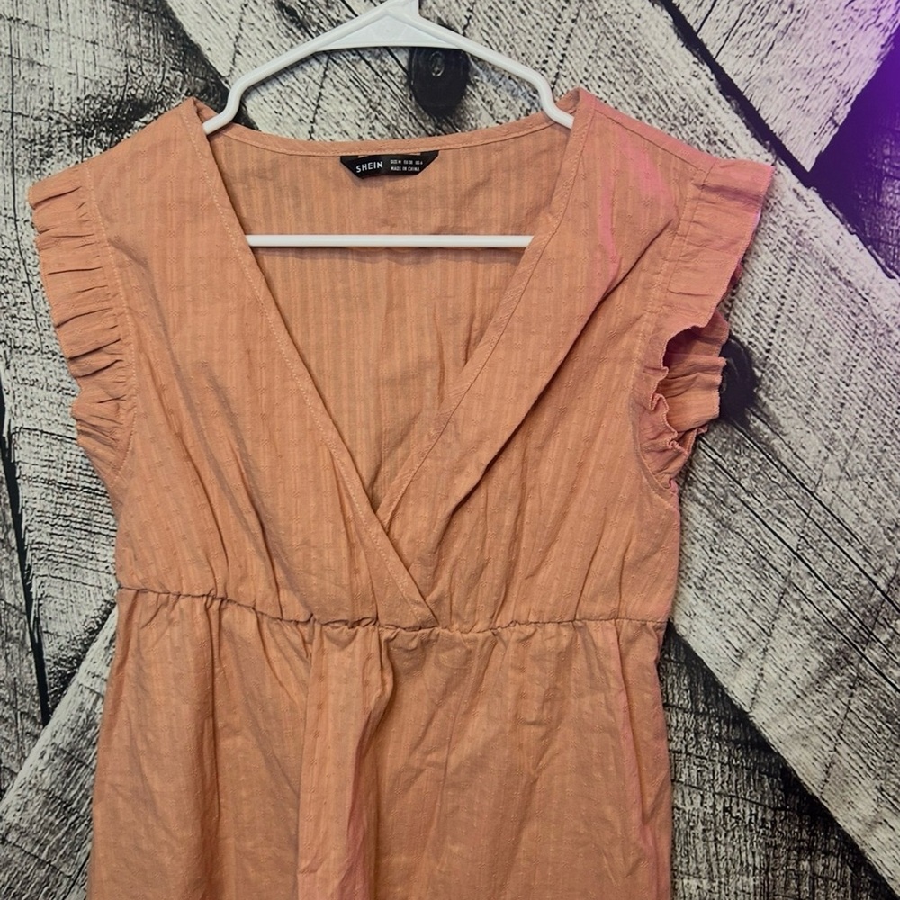 SHEIN Peach Blouse
